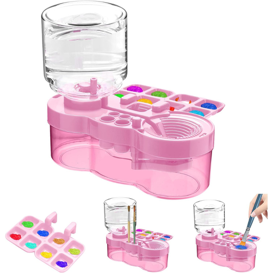 CleanBrush Pro™: Brush Cleaner with Drain Button